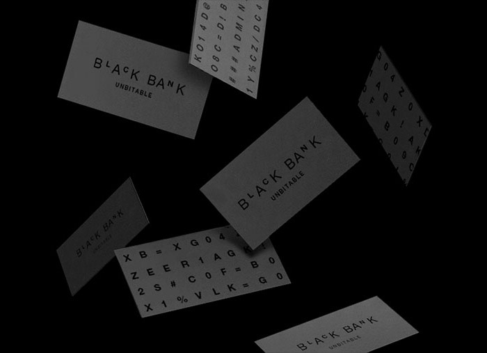 Blak Bank business card